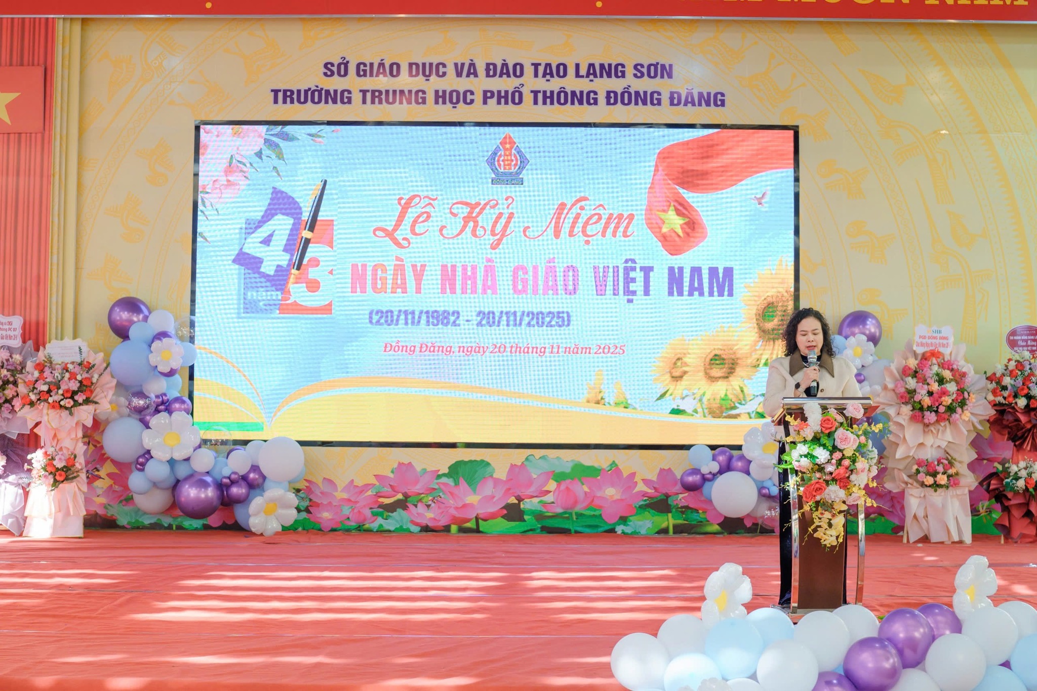 LỄ KỶ NIỆM NGÀY NHÀ GIÁO VIỆT NAM – THPT ĐỒNG ĐĂNG